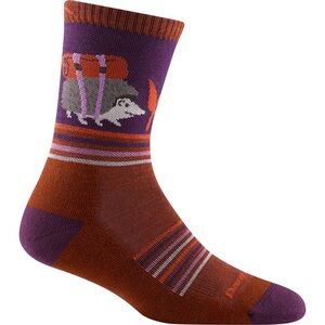 DARN TOUGH CRITTER CLUB MICRO CREW LIGHTWEIGHT HIKING SOCK - WOMEN'S M